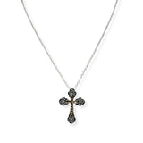 105265, FILIGREE CROSS PENDANT NECKLACE