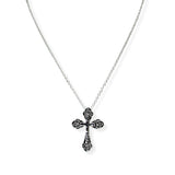 105265, FILIGREE CROSS PENDANT NECKLACE