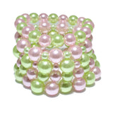 105354, 5 PCS PEARL MULTI LAYERED STRETCH BRACELET