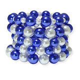 105354, 5 PCS PEARL MULTI LAYERED STRETCH BRACELET
