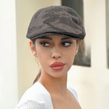 105391, CAMOUFLAGE NEWSBOY HAT