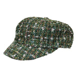 105400, BLING ACCENT TWEED NEWSBOY HAT