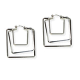 105408, MULTI SQUARE METAL EARRING