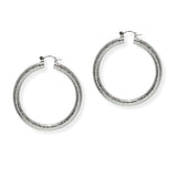 105421, 50MM, GOLD DIPPED, ALUMINUM ROUND HOOP EARRING