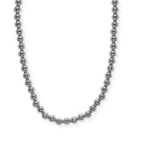 105428, 8MM, STAINLESS STEEL BALL BEADED NECKLACE