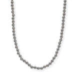 105429, 6MM, STAINLESS STEEL BALL BEADED NECKLACE