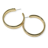 105442, 45MM, THICK ROUND HOOP EARRING