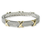 105479, X ACCENT DESIGNER INSPIRED BANGLE BRACELET