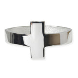 105487, CROSS BOLD METAL BANGLE BRACELET
