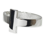 105487, CROSS BOLD METAL BANGLE BRACELET