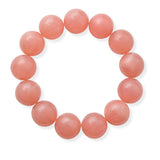 105499, RESIN ACRYLIC BALL BEADED STRETCH BRACELET