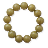 105499, RESIN ACRYLIC BALL BEADED STRETCH BRACELET
