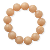 105499, RESIN ACRYLIC BALL BEADED STRETCH BRACELET