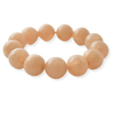 105499, RESIN ACRYLIC BALL BEADED STRETCH BRACELET