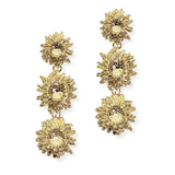 105536, SUNFLOWER VINTAGE DANGLE DROP EARRING