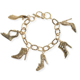 105549, HIGH HEELS MULTI CHARM TOGGLE BRACELET