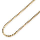 105597, GOLD DIPPED, DAINTY BRASS CHAIN NECKLACE