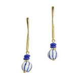 105605, PORCELAIN BEADED DANGLE EARRING