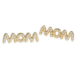 105606, MOM PEARL STUDDED STUD EARRING