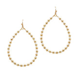 105705, TEARDROP BEADED DANGLE EARRING