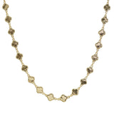 105773, CLOVER STATION DESIGNER INSPIRED NECKLACE