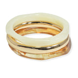 105785, SET OF 3 CELLULOID ACETATE BANGLE BRACELET