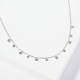 105791, WATER TARNISH RESISTANT, STAINLESS STEEL, DREAMS BE BOLD, DAINTY STAR CHARM NECKLACE