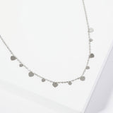 105792, WATER TARNISH RESISTANT, STAINLESS STEEL, SPREAD LOVE, DAINTY HEART CHARM NECKLACE