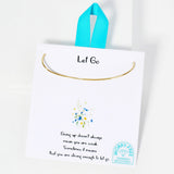 105793, WATER TARNISH RESISTANT, STAINLESS STEEL, LET GO, 1MM DAINTY SNAKE CHAIN NECKLACE