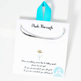 105794, WATER TARNISH RESISTANT, STAINLESS STEEL, PUSH THROUGH, 2MM DAINTY SNAKE CHAIN NECKLACE