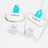 105795, WATER TARNISH RESISTANT, STAINLESS STEEL, FIND YOURSELF, 3MM DAINTY SNAKE CHAIN NECKLACE