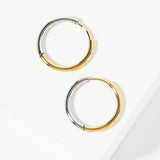 105797, WATER TARNISH RESISTANT, STAINLESS STEEL, PERFECT HARMONY, ROUND HOOP EARRING