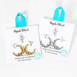 105798, WATER TARNISH RESISTANT, STAINLESS STEEL, RIPPLE EFFECT, BALL BEADED HOOP EARRING