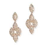 105850, MARQUISE CUBIC ZIRCONIA ACCENT CRYSTAL RHINESTONE DANGLE EARRING