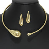 105963, ROUNDED EDGE CHOKER NECKLACE