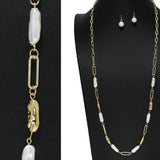 105972, FRESHWATER PEARL ACCENT LONG NECKLACE