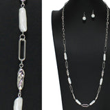 105972, FRESHWATER PEARL ACCENT LONG NECKLACE