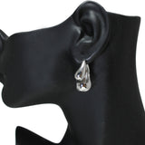 106116, TEARDROP FRONT AND BACK EARRING