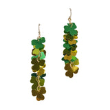 106134, ST. PATRICKS DAY CLOVER DROP DANGLE EARRING