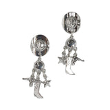 106144, WESTERN THEMED, COWBOY HAT, BOOTS, STEER HEAD AND STAR DANGLE EARRING