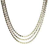 106173, DAINTY TRIPLE LAYERED NECKLACE