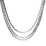 106173, DAINTY TRIPLE LAYERED NECKLACE