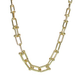 106176, BALL EDGE ACCENT CHAIN NECKLACE