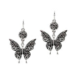 106271, BUTTERFLY FILIGREE DANGLE EARRING
