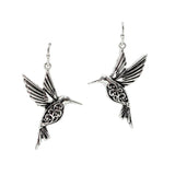 106275, HUMMINGBIRD FILIGREE DANGLE EARRING