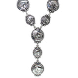 106312, WESTERN BUFFALO COIN Y SHAPED LONG NECKLACE