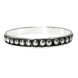 106316, 0.3" WESTERN BALL TEXTURED BANGLE BRACELET