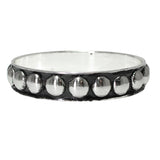 106318, 0.5" WESTERN BALL TEXTURED BANGLE BRACELET
