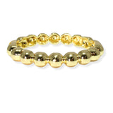 106417, BALL TEXTURED METAL BANGLE BRACELET