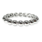 106417, BALL TEXTURED METAL BANGLE BRACELET